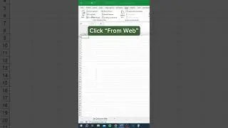 How to get data from Web in Excel sheet  #tips #tutorial #excel #office #microsoft #words #tricks