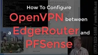 How To Create an OpenVPN tunnel between a EdgeRouter and a PFSense Router