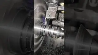 Grooving tool with cutting | cnc machine job work | #cnc #cncmachine #shorts