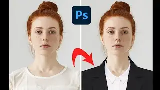 【人像修圖技巧】如何更換證件照衣服(會員可至社群連結下載證件照素材)  in Photoshop