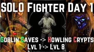 Solo Fighter Day 1 Journey | Solo Vs Squads | Dark and Darker
