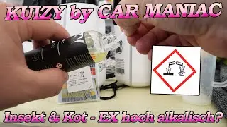 HOCH ALKALISCH? Was ist da los? KUIZY by CAR MANIAC Insekt & Kot EX Insektenentferner nachgemessen!