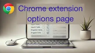 Adding options page to Chrome extension (2024)