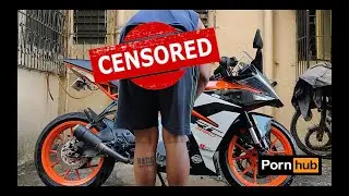 How to clean your motorcycle with water | KTM RC390 |