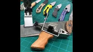 Full flat grinds with the KME Sharpener