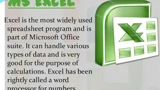 MS-Excel: Home Tab - Font Color & Alignment
