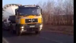 ПодольскАвтоТранс - перевозка негабаритных спиртовых емкостей