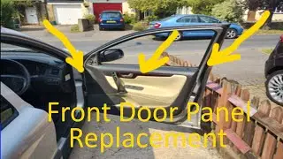 Volvo V70 S60 XC70 front door panel replacement (Volvo V70 Interior swap series)