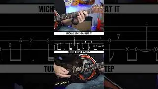Beat It Michael Jackson Guitar Riff with Tabs