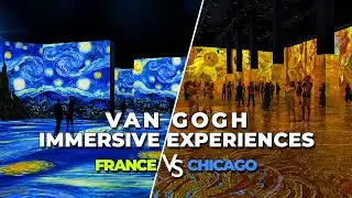 Van Gogh Immersive Experience France vs Chicago