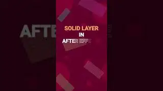 Solid layer in After Effects | 