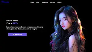 Create a Personal Portfolio Website using HTML & CSS | Step By Step Tutorial