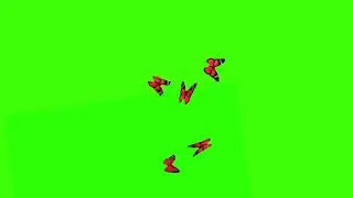 BUTTERFLIES GREENSCREEN |ANIMATED GREENSCREEN FLYING BUTTERFLIES | LET'S TUBE |