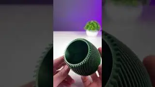 Green Glitter Garden Spiral Planter #shorts