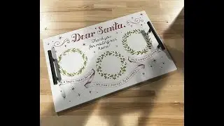 Craft Show Series 2023 Project 7- Santa Tray for Christmas Eve