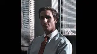 I'm just leaving | Patrick Bateman edit("American psycho") | sleepwalker x icewhore (slowed)#shorts