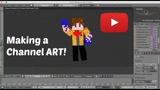 Making A Minecraft Channel Art | TO: AFriendlyPhoenix | READ DESC!