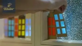 Festlich dekorierte Fenster - Bastel-Ideen von Fräulein Klein