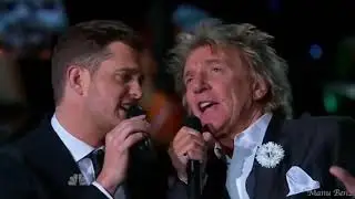 Michael Bublé u0026 Rod Stewart     Winter wonderland 20121