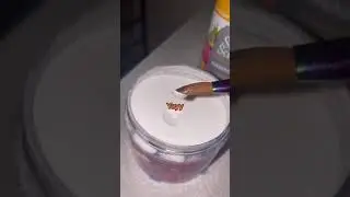 Using random liquids to make an acrylic bead