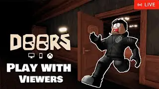 🔴ROBLOX LIVE PLAYING  DOORS WITH VIEWERS🔥