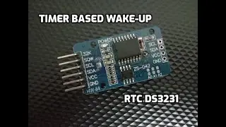 RTC module DS3231 timer based wake-up of ESP8266, nodeMCU, arduino