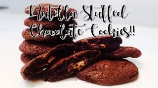 HOW TO BAKE Nutella Stuffed Chocolate Cookies ABEYGALE