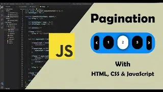 Pagination with JavaScript😮| fastest way to create pagination