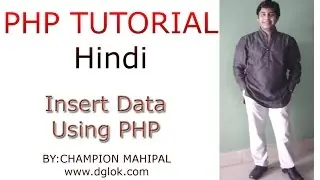 Learn PHP Tutorial in Hindi 38 How to insert data in Database using PHP and execute sql query