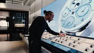 Welcoming Lewis Hamilton in our Amsterdam Boutique.