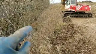 Строительство и очистка пруда от ила. Серия 2