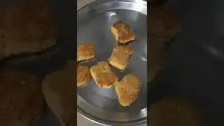 Home Made Cheese Chicken Nuggets Burger
