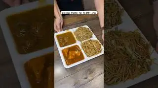 Chinese platter for Rs 60 only #noodles #youtubers #indianfoodbloggers #foodiesofindia #paneer #wow