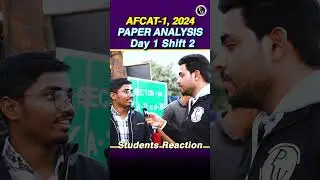 AFCAT Paper पर Students की क्या Reaction रही?🤔 | AFCAT-1, 2024 Paper Analysis | AFCAT Day 1 Shift 2