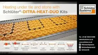 Underfloor Heating and Wetroom System Solution Kits from Schlüter-Systems