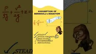 ASSUMPTIONS OF BERNOULLI'S EQUATION