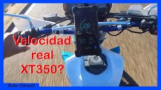 Es real la velocidad de mi XT350? 🏍️