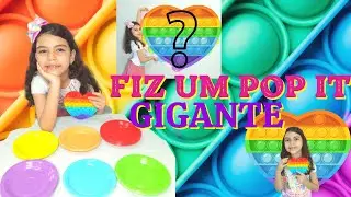 FIZ UM POP IT GIGANTE MUITO INCRÍVEL \ VEM BRINCAR COM A LYTA VICTORIA