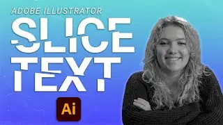 Sliced Text Effect in Adobe Illustrator | RSD Tutorials (+ working file)