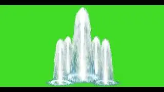 Green screen waterfall