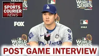Shohei Ohtani on World Series Game 3 Win, Shoulder Injury