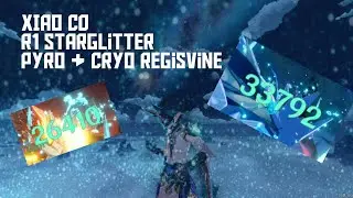 [Genshin Impact] Xiao R1 Starglitter F2P delete Regisvines - DMG 25K+ (No Food Buff)