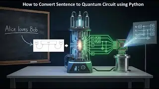 How to Convert Sentence to Quantum Circuit using Python
