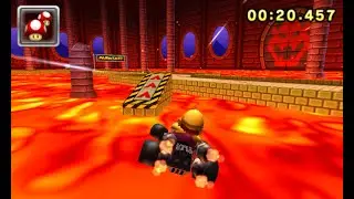 [MK7 WR] GBA Bowser Castle 1 (No-glitch) - 1:09.980