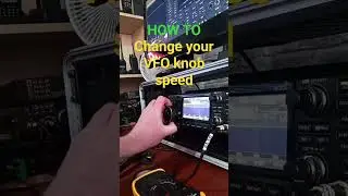 icom IC-7300 VFO knob speed