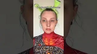 Creating a character in baldurs gate 3 be like 🔥 | Karlach makeup 