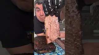 FIRST EVER BRISKET IVE SMOKED 😬🤤🔥 #freddsters #letsmakeit #brisket #summer #shorts