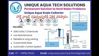 Unique Aqua Tech Solutions | SCALE COLLECTER | Solves Agriculture Hard Water Problems