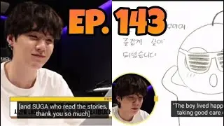SUGA READING STORIES WRITTEN BY BTS MEMBERS Yoongi at RUN BTS! 2021 EP. 143 [ENGSUB] | BTS ALIVE