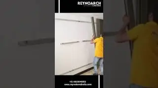 WPC Louvers Panel Installation on Walls | How to Install Louver Panel 